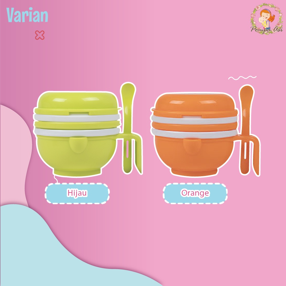 Baby Safe Grinder Food Maker MPASI Alat Pembuat Feeding Set Makan Bayi By Mallpompaasi