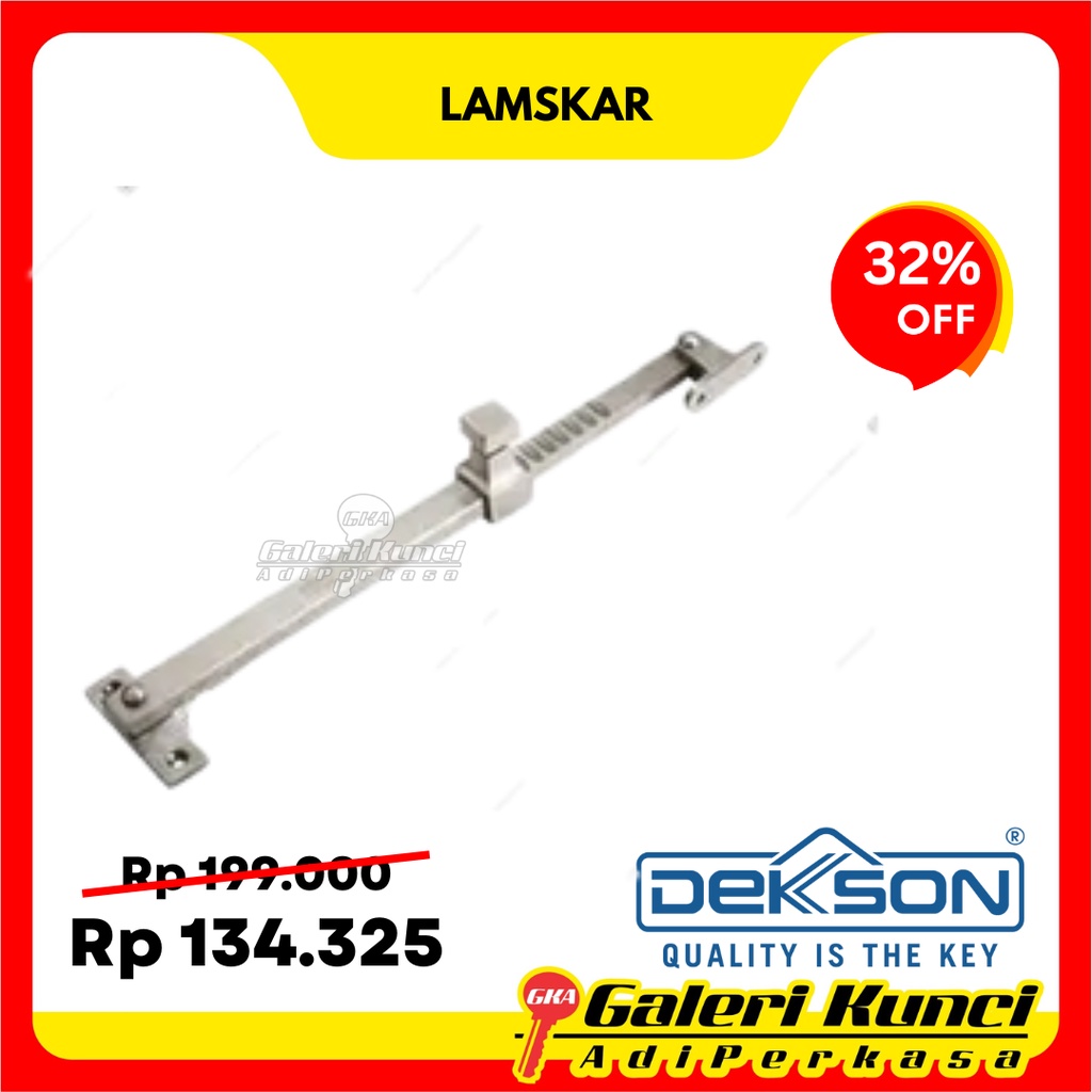 Lamskar Dekson Dekkson SQ 001 SS Penahan Jendela Kait Angin