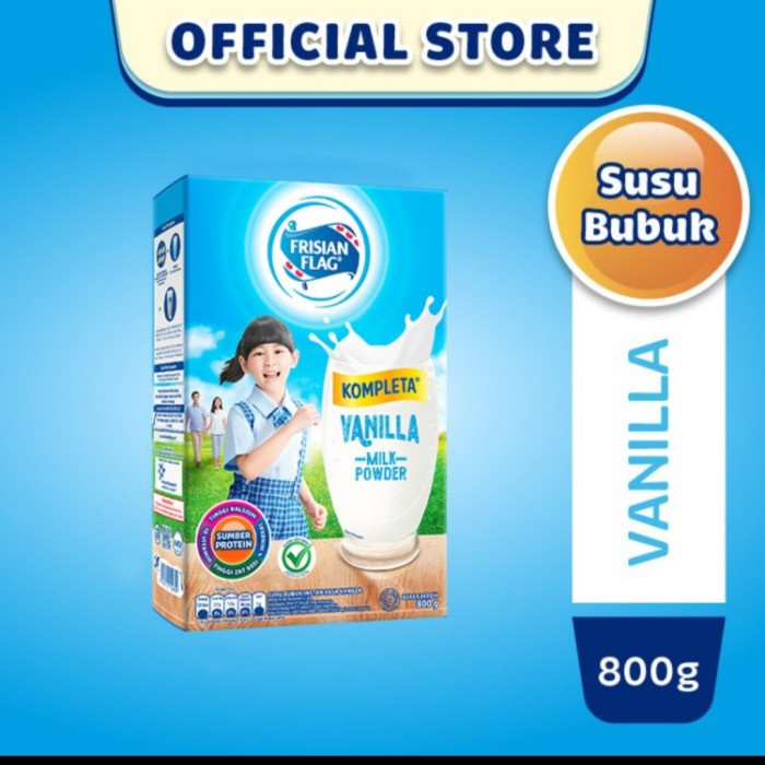 

[ COD ] Frisian flag kompleta 800 g gr susu vanilla vanila cokelat coklat - Coklat