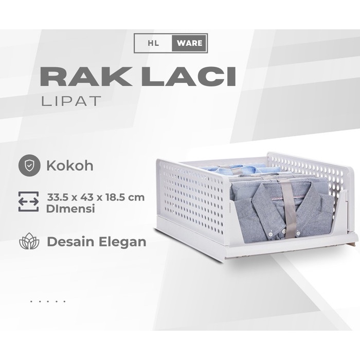 Terlaris Rak Baju Rak Pakaian Rak Laci Lipat, Rak Baju Susun Rak Baju Lipat