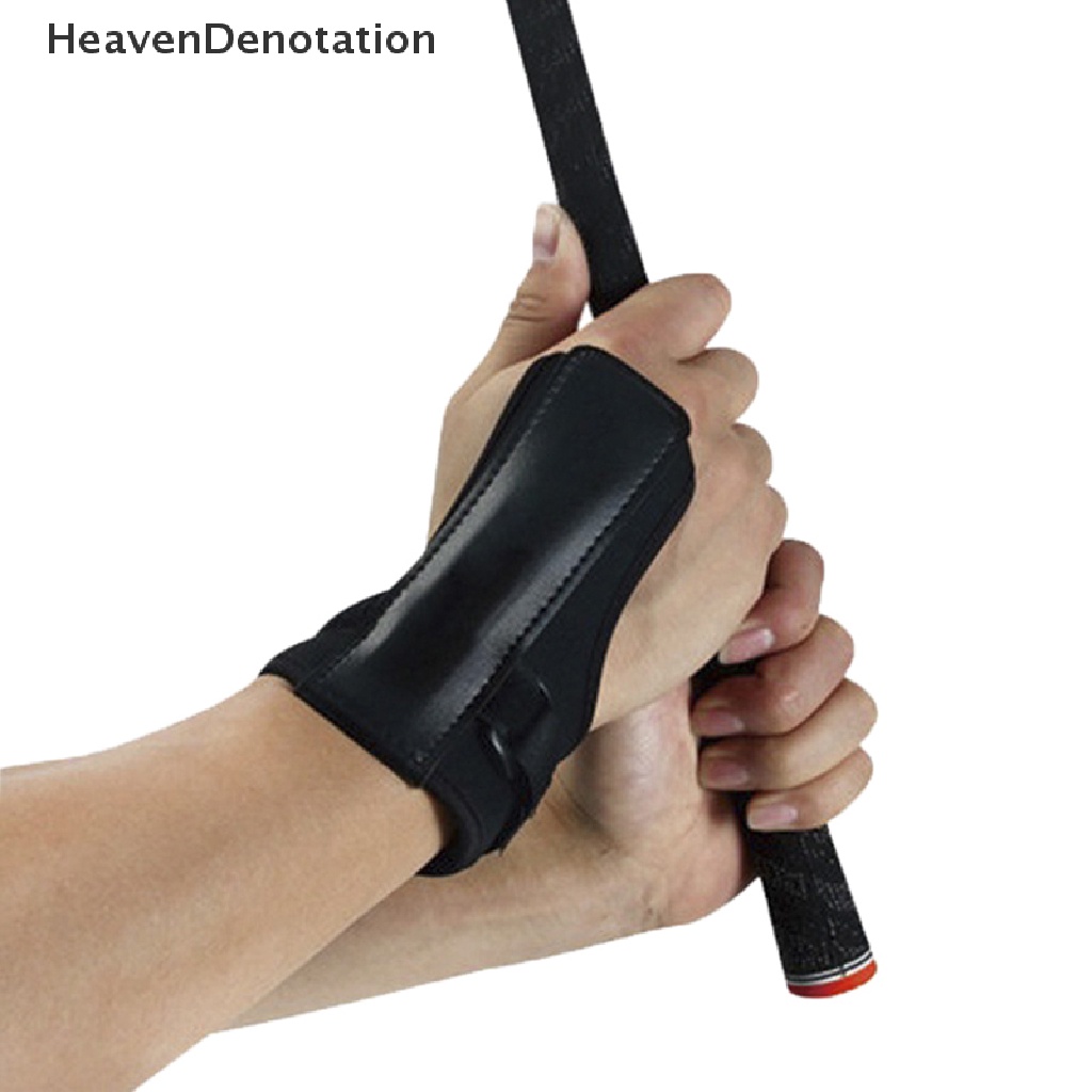 [HeavenDenotation] 1pcs Golf Swing Trainer Training Accessories Wrist Corrector Band Fixing Strap Guide Untuk Pemula Koreksi Latihan Tangan Golf HDV