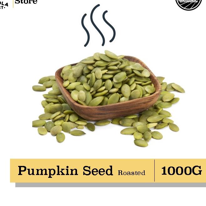 

✳ Granola Addict - Roasted Pumpkin Seed / Biji Labu Panggang 1000G / 1KG ☜