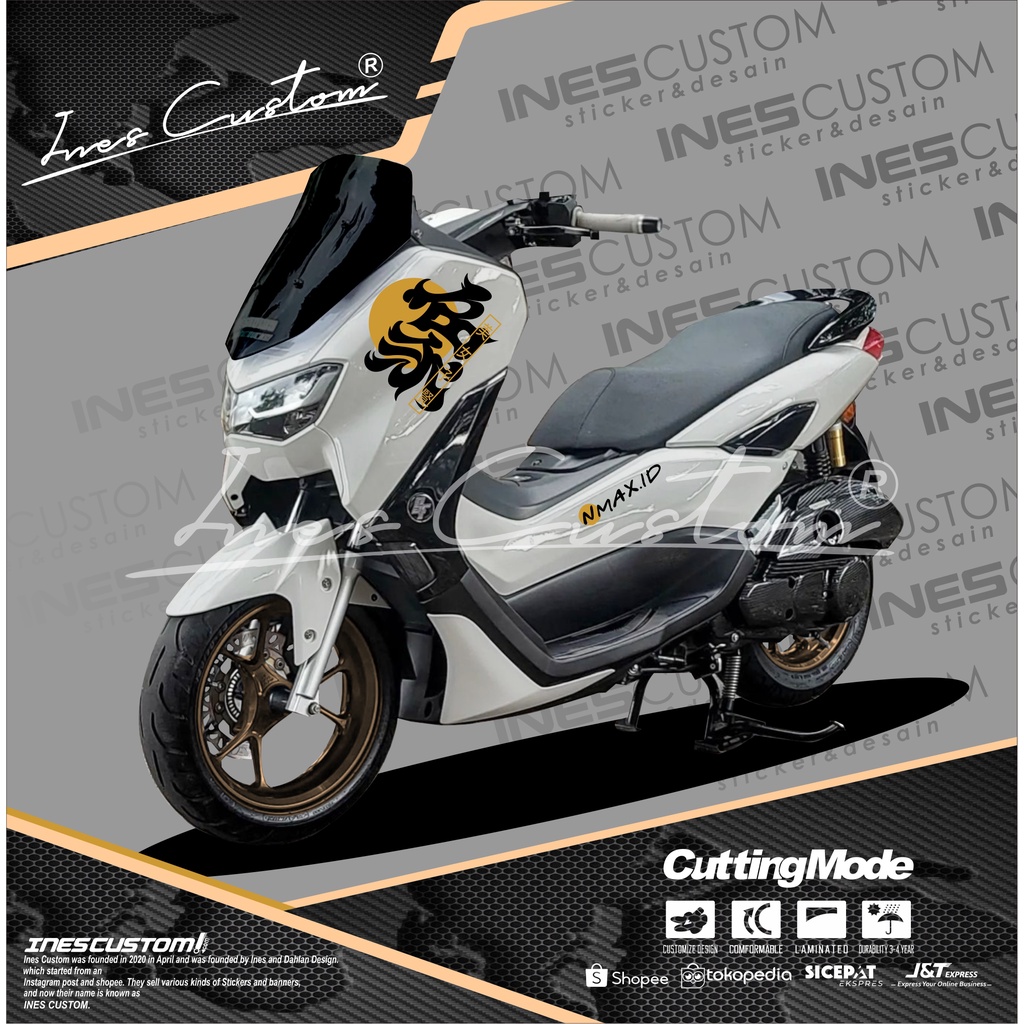 Cutting Nmax stiker nmax jepang sunmori