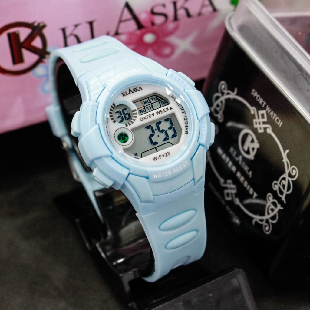 JAM TANGAN LASIKA//JAM TANGAN KLASKA W-F123/ORIGINAL WATERRESISTENT