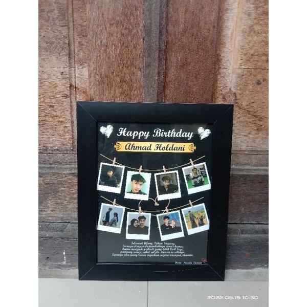 Frame 2D Gift Wedding/Ultah/Anniversary/Lainnya