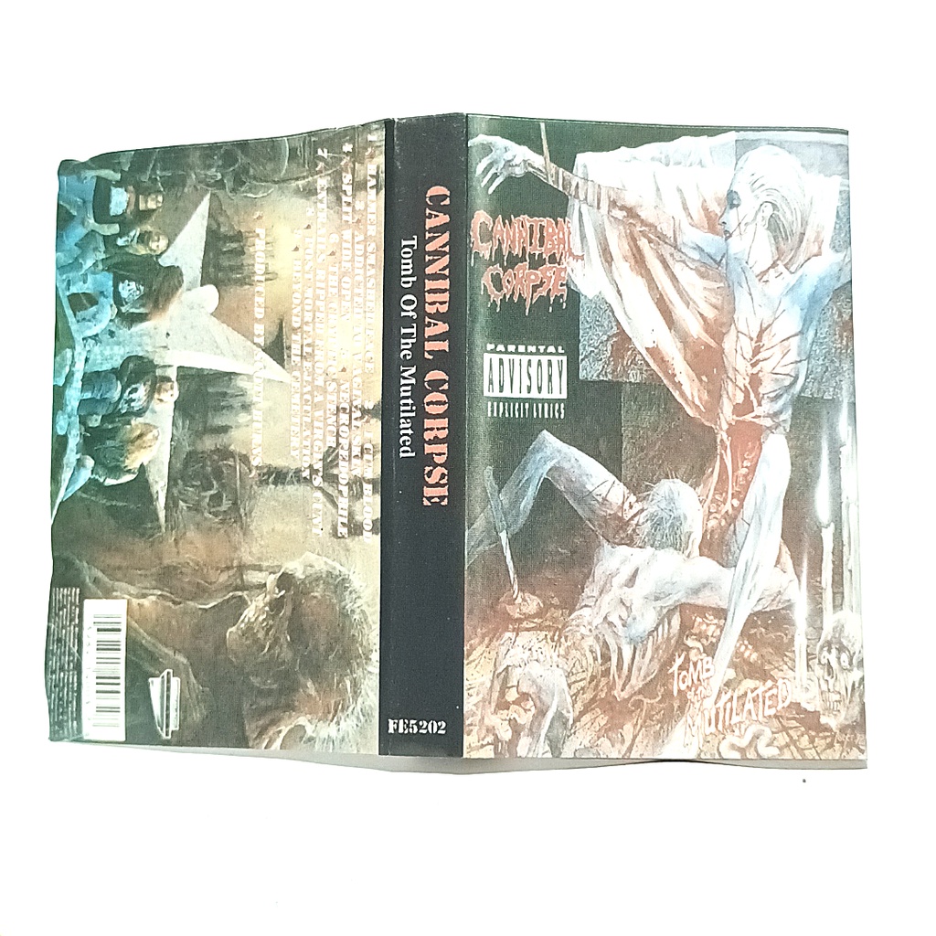 kaset tape Cannibal Corpse Tomb Of The Mutilated
