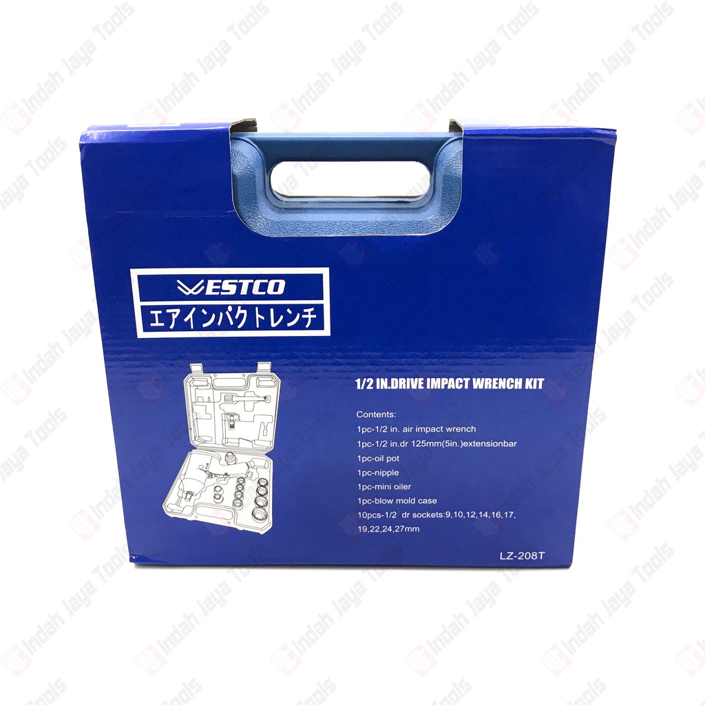 WESTCO Air Impact Wrench Kit 1/2 Inch Mesin Buka Baut Angin Kompresor