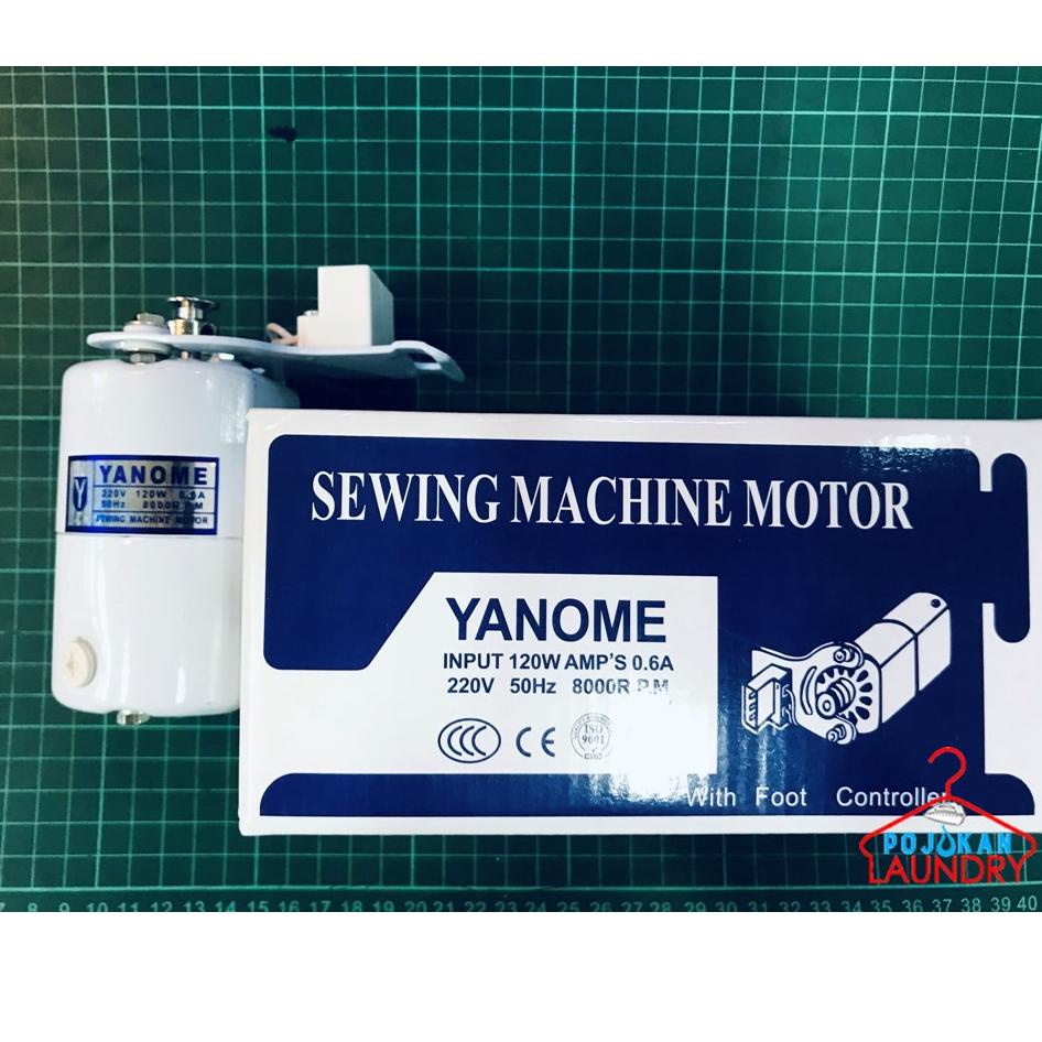 New Trending Dinamo Mesin Jahit Merek Janome / Yanome 120 Watt