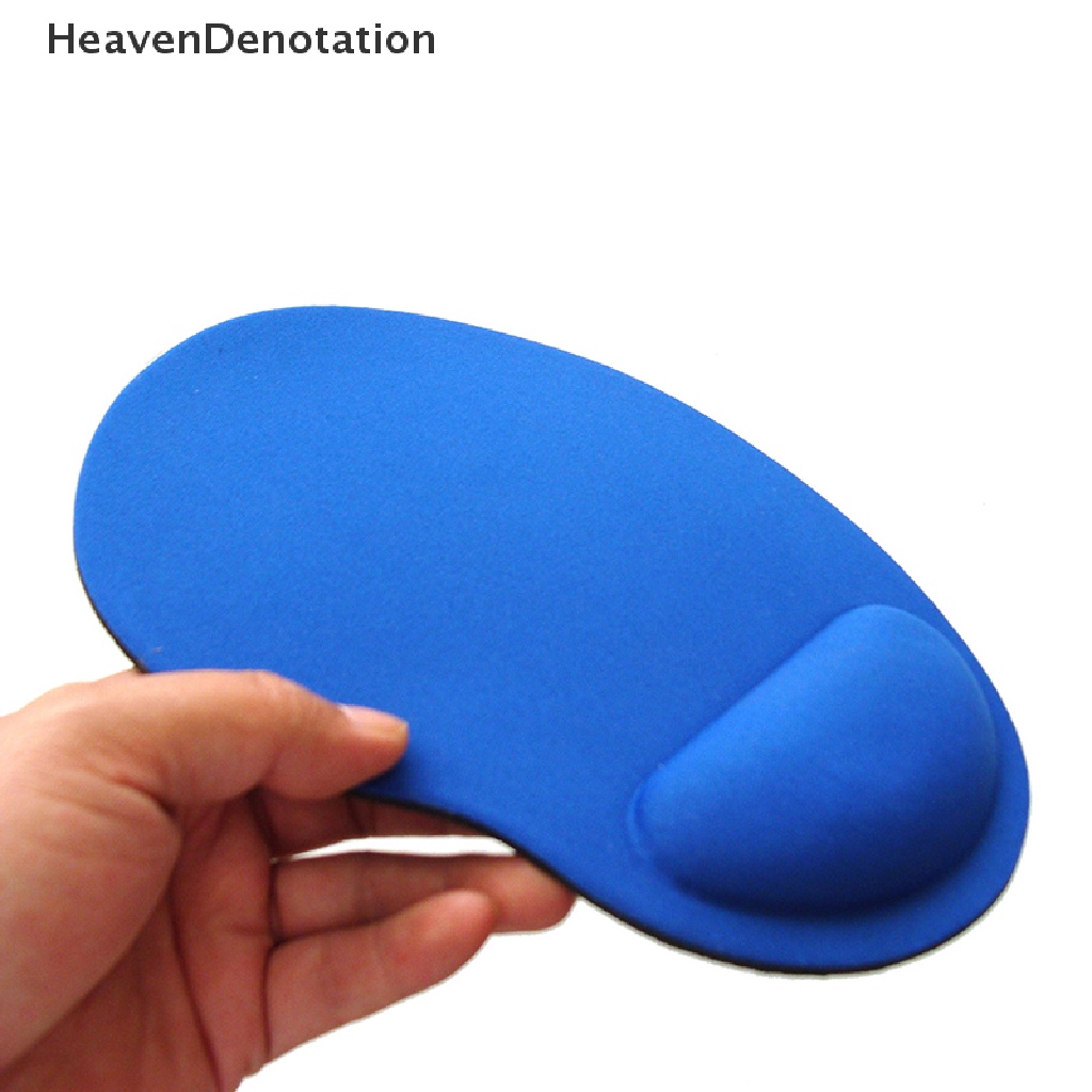 [HeavenDenotation] Pergelangan Tangan Mouse Pad Kaki Kecil Game Komputer Kreatif Warna Solid Perlindungan Lingkungan EVA Untuk Pc Komputer Laptop HDV