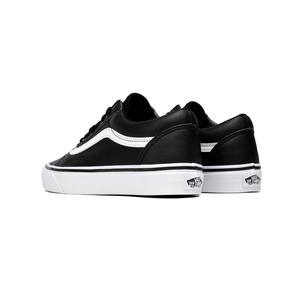 SEPATU VANS OFF THE WALL | OLD SKOOL CLASSIC TUMBLE BLACK TRUE WHITE