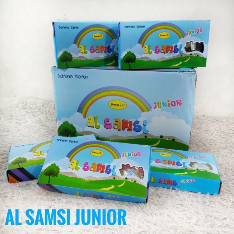 Al Samsi Junior Sarung Anak Serat Kayu Benang 210
