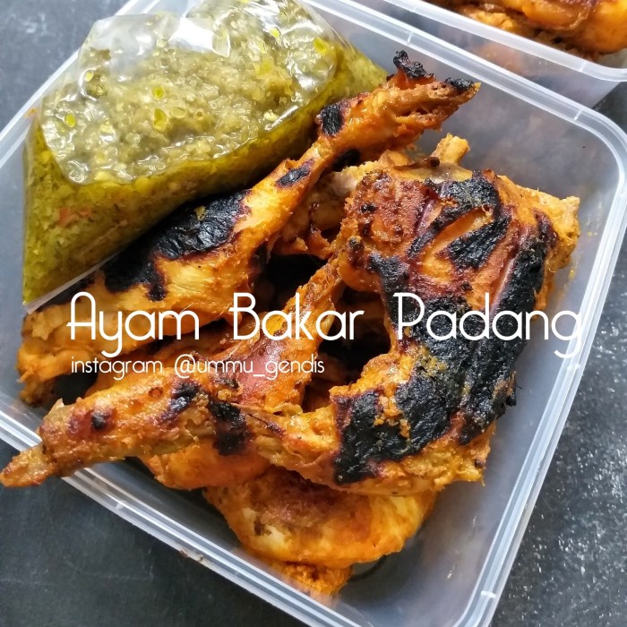 

Terlaris ✨ -Ayam Bakar Padang 6 ptg+sambal ijo2.2.23