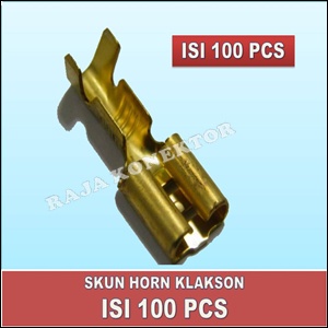 ISI 100 PCS SKUN TERMINAL KLAKSON HORN MOTOR MOBIL