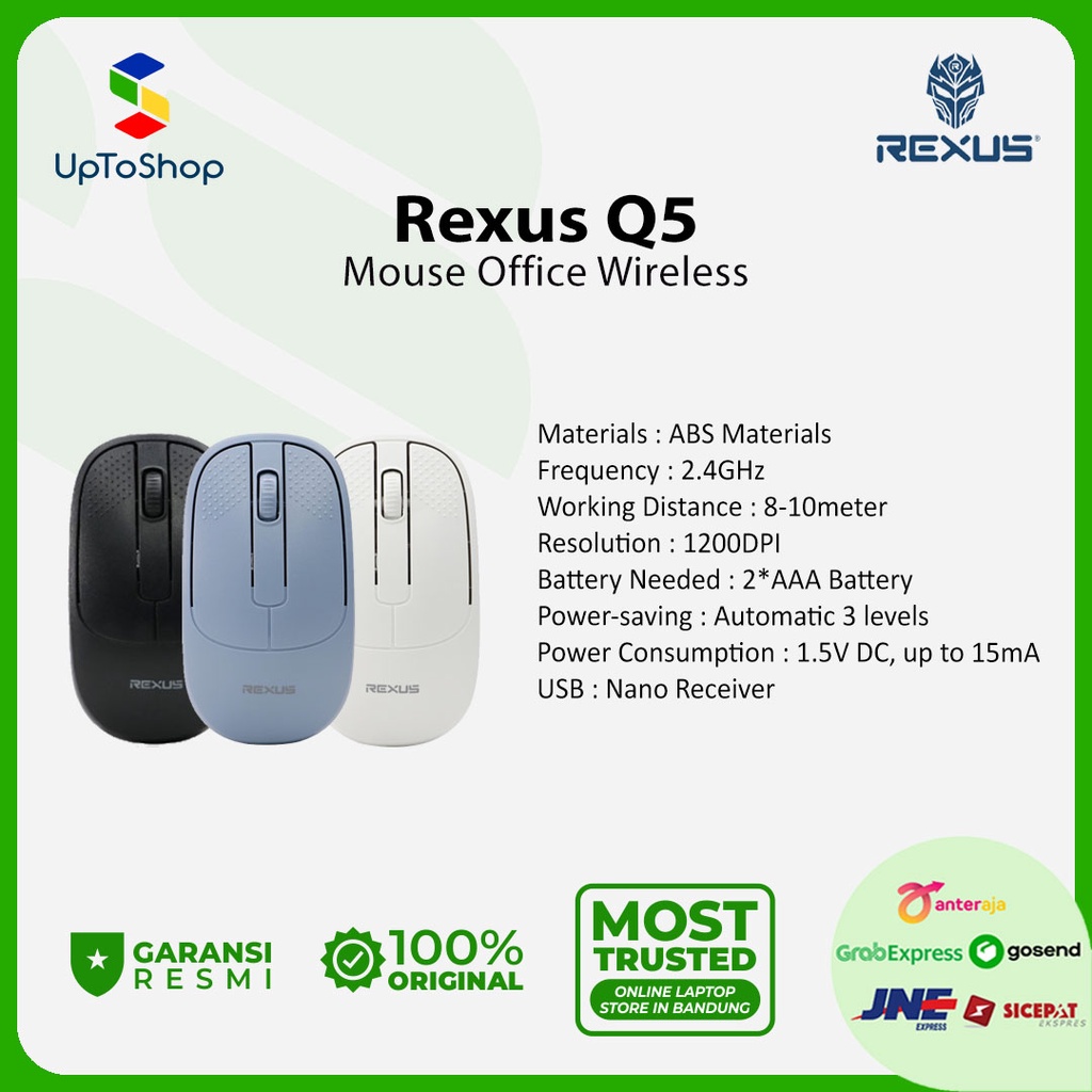 Rexus Mouse Office Wireless Q5
