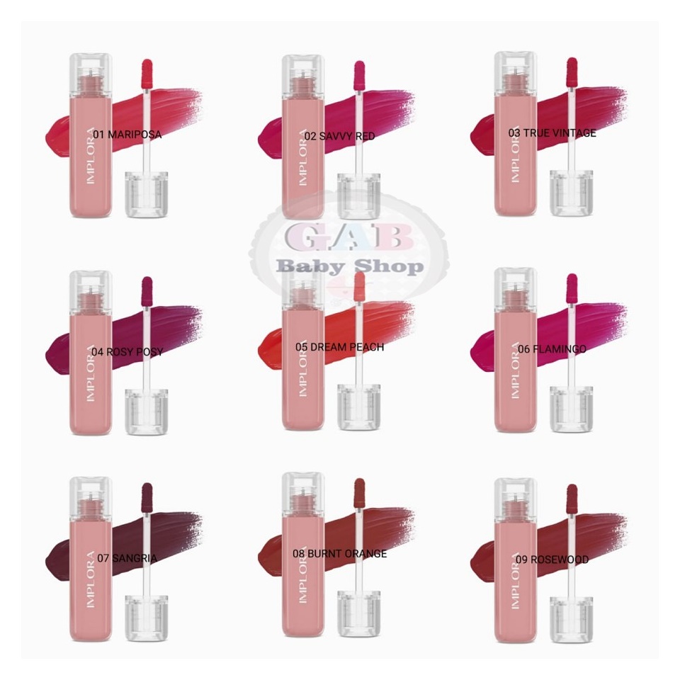 Implora Jelly Tint | Lip Tint Glossy ✔️BPOM