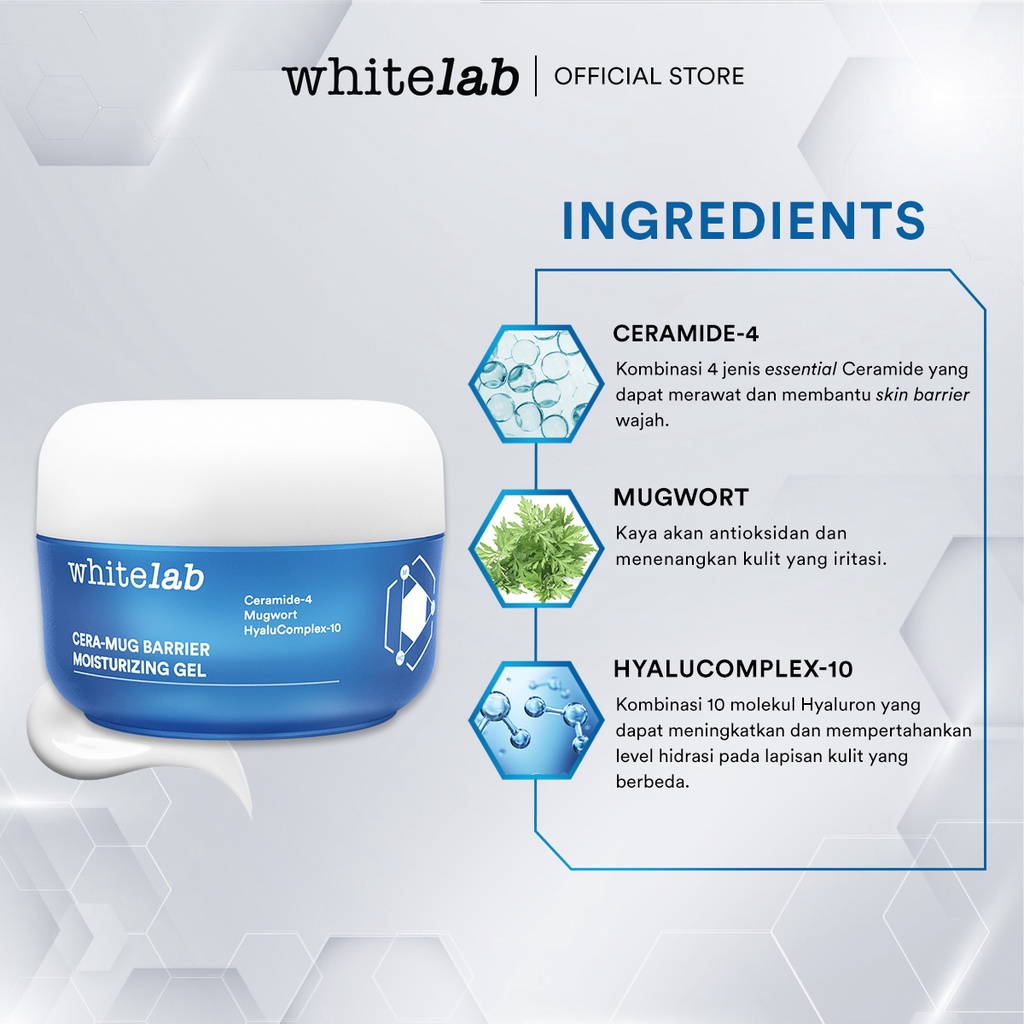 Whitelab Cera-Mug Barrier Moisturizing Gel-40 gr