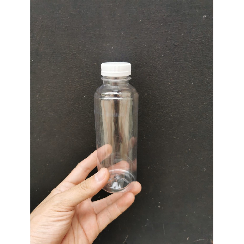 Sedia Segel Plastik - Botol ALMOND BULAT Tebal 250ml 250 ml (VC)