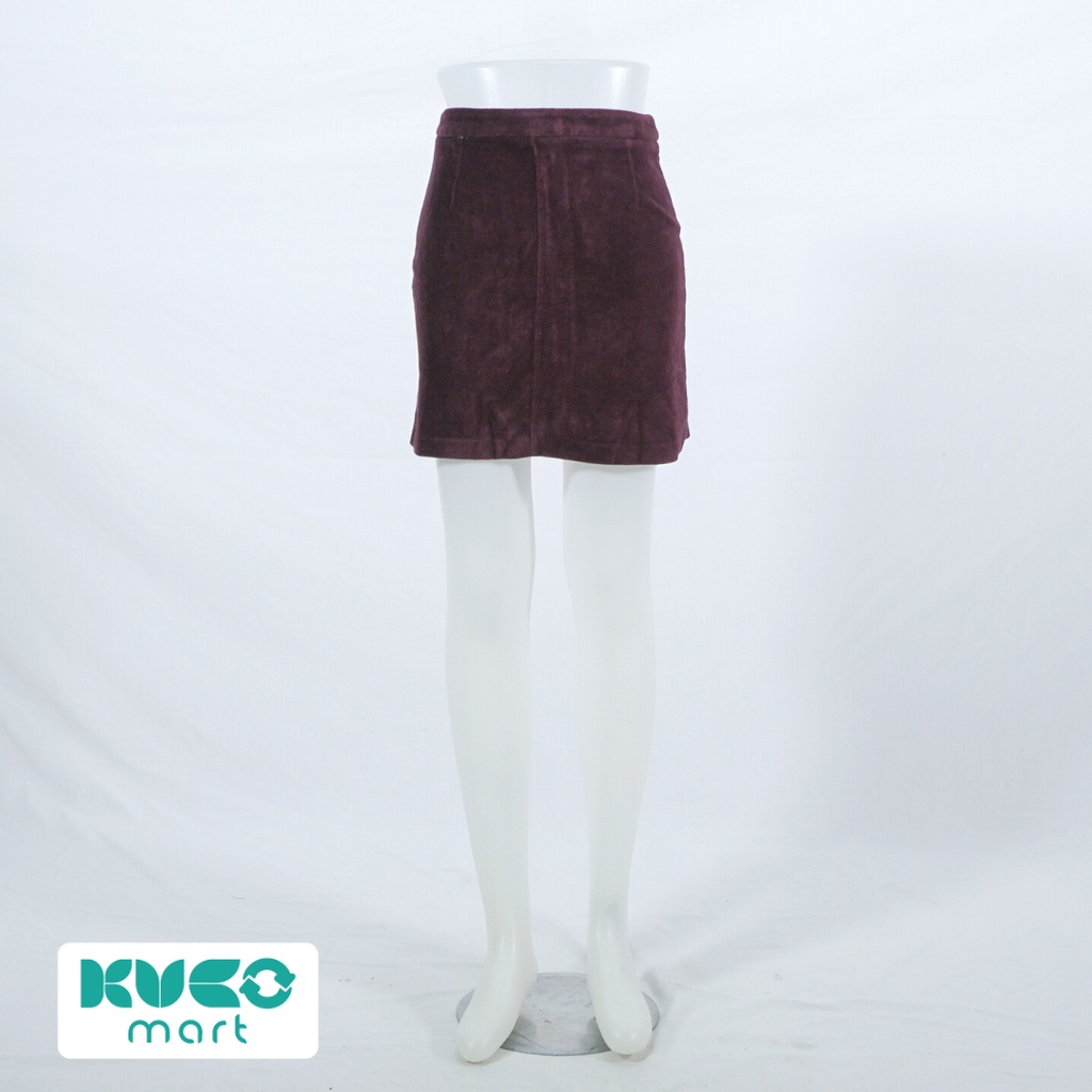 Rok Mini Merah Maroon