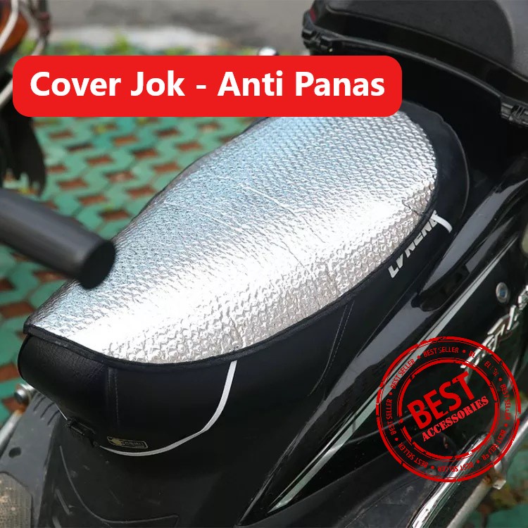 Jok Motor Cover Anti Panas Pelindung Matahari Kotoran Kucing Sarung Jok