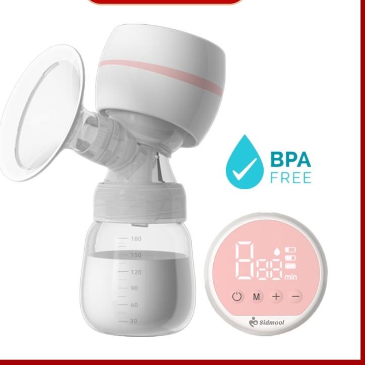 ★ SIDMOOL Pompa ASI Elektrik Portable Painles Single Breast Pump ✫