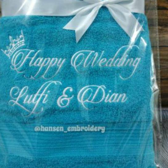 ➨ HANDUK  BORDIR SATUAN ֍