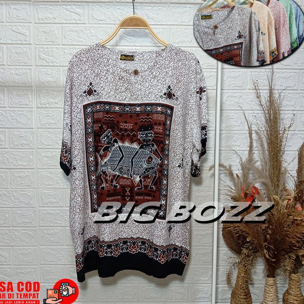 ヵ NEW BAJU KAOS PRIA WANITA - BAJU MOTIF BATIK ASMAT - BAJU JOGJA -KAOS JOGJA - BAJU PANTAI - KAOS P