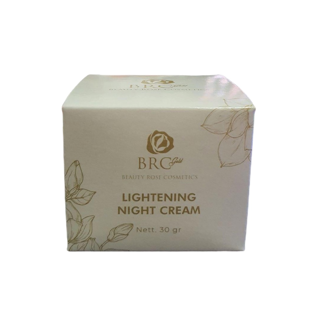 Lightening Night Cream - BRC GOLD COSMETICS Beauty Rose