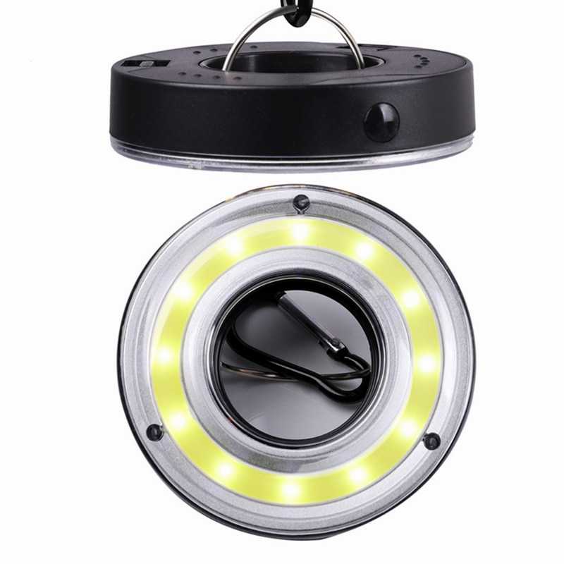 (BISA COD) FTIHSHP Dozzlor Lampu LED Camping Tenda Waterproof Emergency COB Natural White - G198