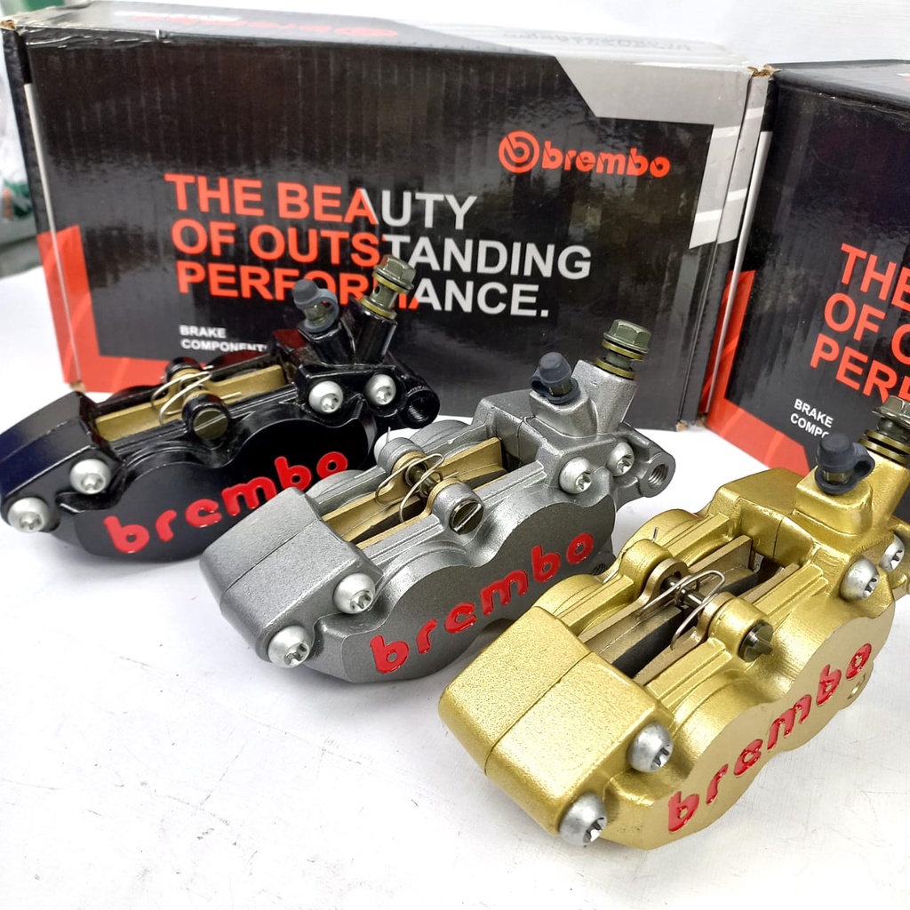 Kaliper Bigpot 4 Piston Caliper 4 Piston Big Pot BABET Caliper Axial Left Universal