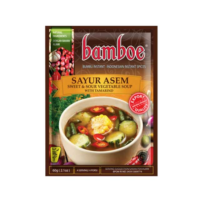 

BAMBOE BUMBU SAYUR ASEM 60 GRAM