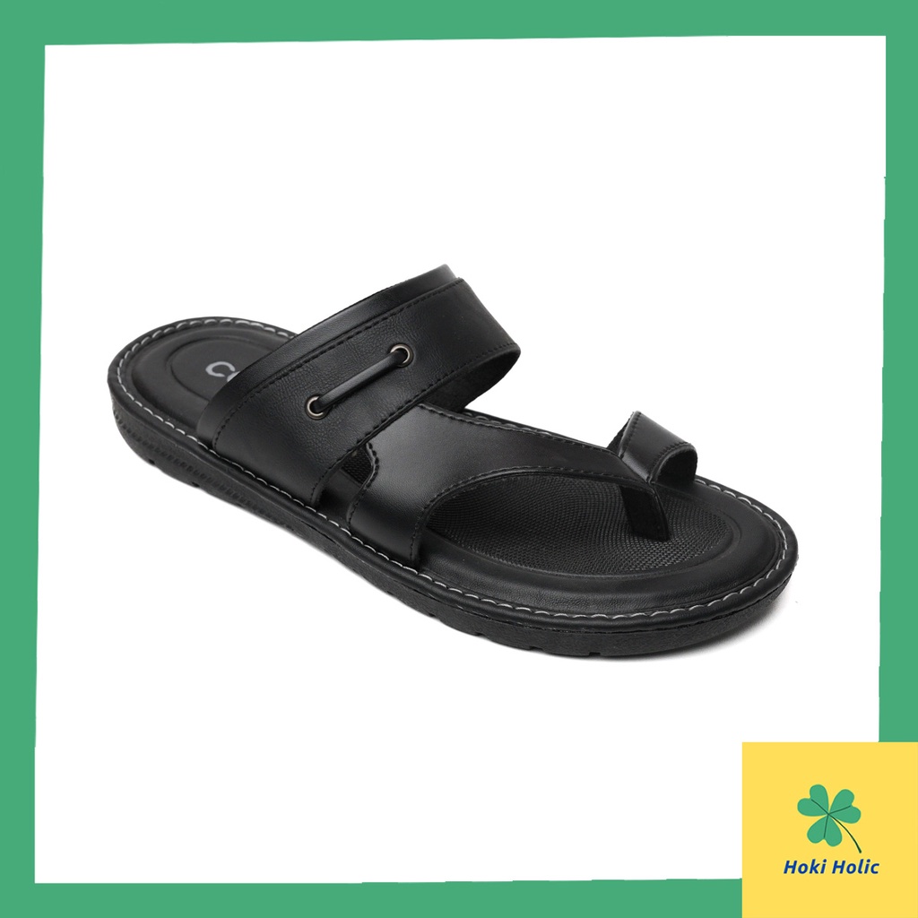 Sandal Kulit Carvil Pria Original - Sendal Jempol dan Slide Original Carvil