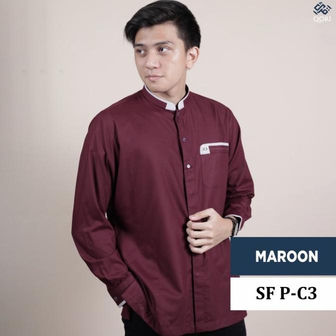 Qori Apparel Baju Koko Casual Shofwan (Lengan Panjang)