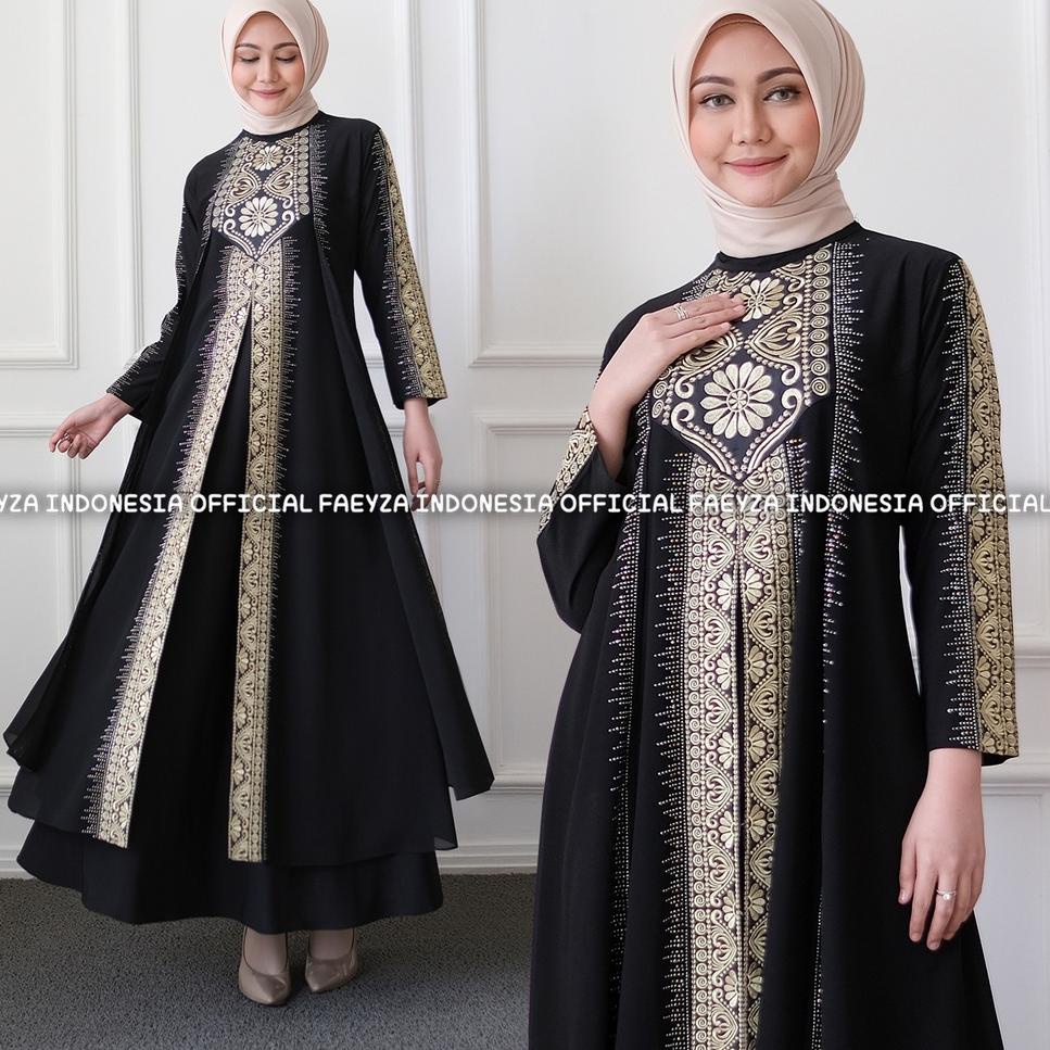 LANGSUNG ATC Gamis Abaya Turkey 1062 Hawa Mega Store Farzolla 2 Longdress Busana Muslimah