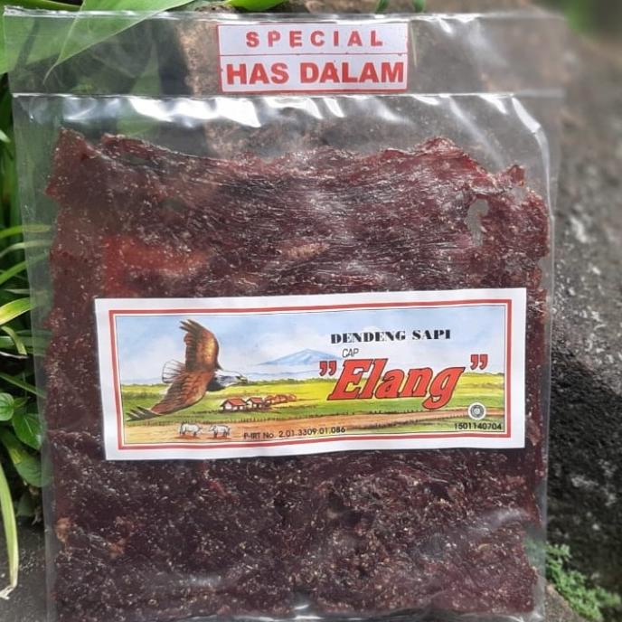 

Dendeng sapi manis Elang khas Boyolali 250gr has dalam dan lulur TERLARIS