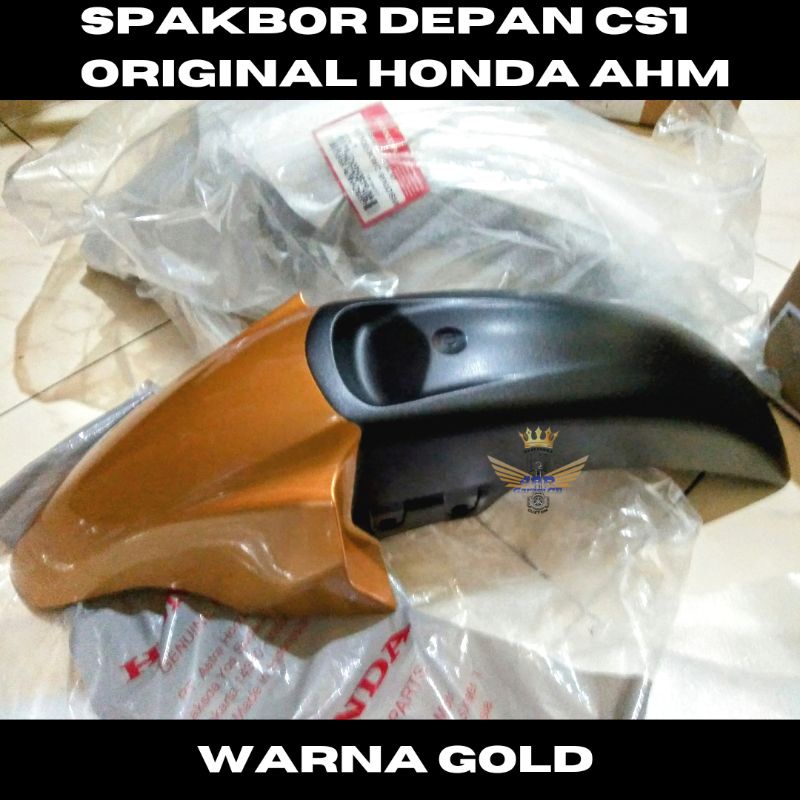 Slebor Spakbor Depan CS1 Original Honda Ahm Part Gold