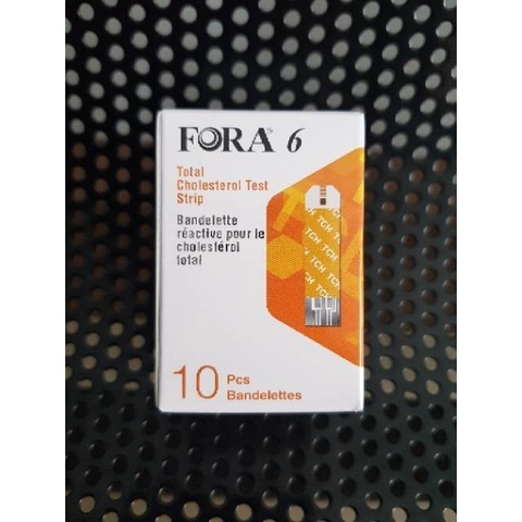 Fora 6 Plus Strip Kolesterol / Kolesterol Test Strip Fora isi 10's