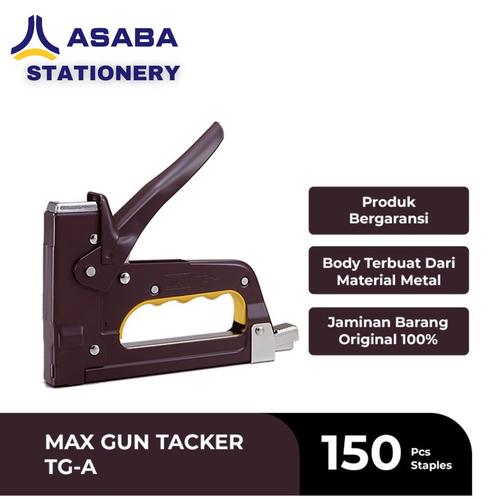 

Asaba Stationery - Stapler/Stapler/Jepretan Tembak Max TG-A