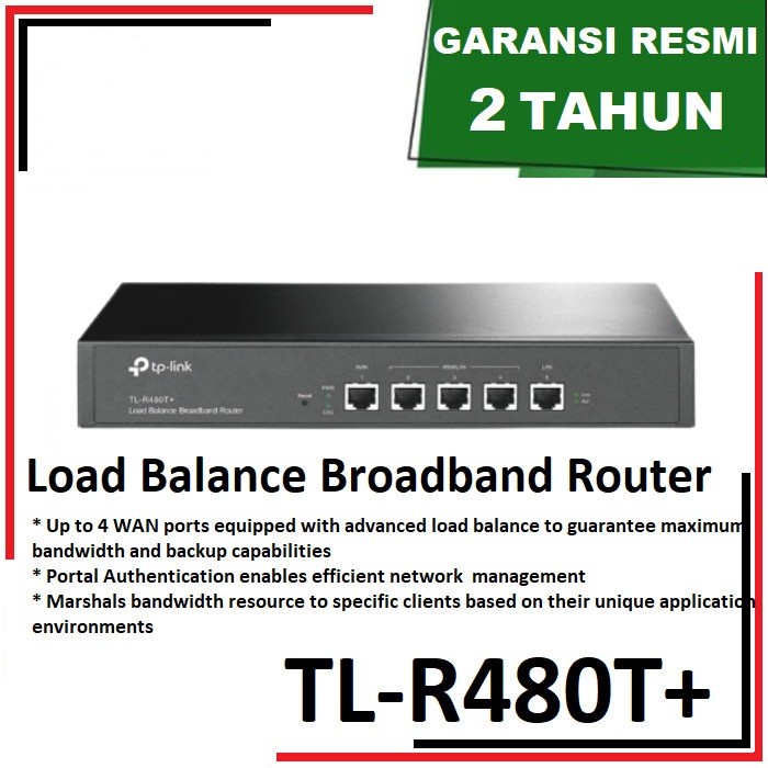 TP LINK Load Balance Broadband Router TL-R480T+