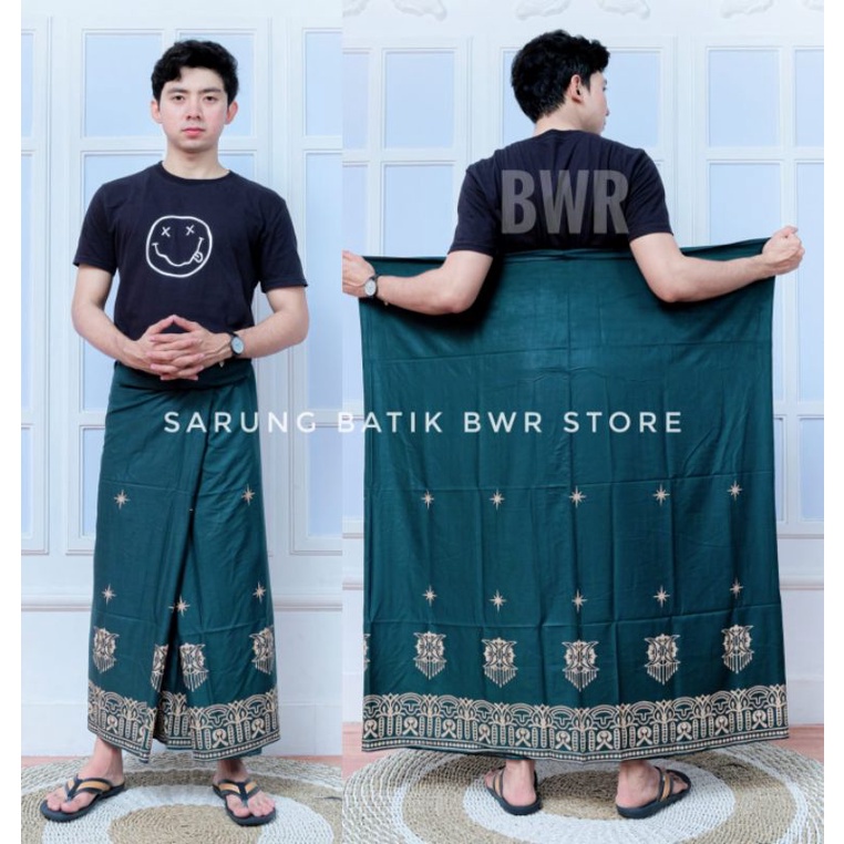 Sarung batik sarung santri wayang hanacaraka