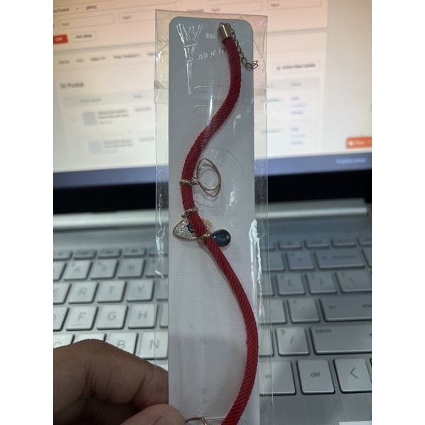 Gelang tangan tali merah mata harga grosir bisa bayar di tempat