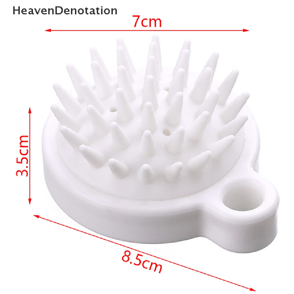 [HeavenDenotation] 1pc Sisir Pijat Silikon Sampo Jepang Handheld Massage Scalp Tools HDV