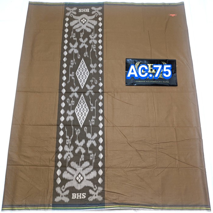 Sarung BHS Cosmo Original Copper Afkir Polos Motif Kotak Salur - AC75