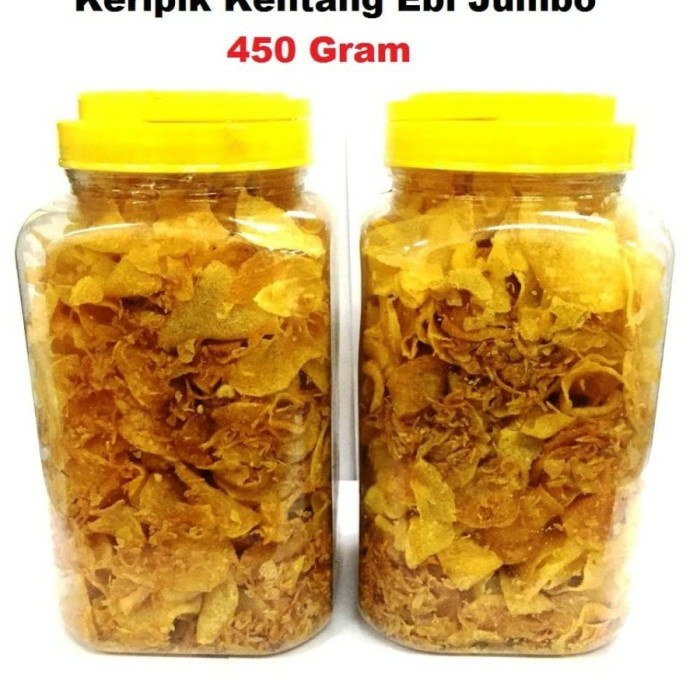 

Terlaris ✨ -Keripik Kentang Ebi Mama Hani Homemade Enak Premium 450 Gram - Original (asin)2.2.23