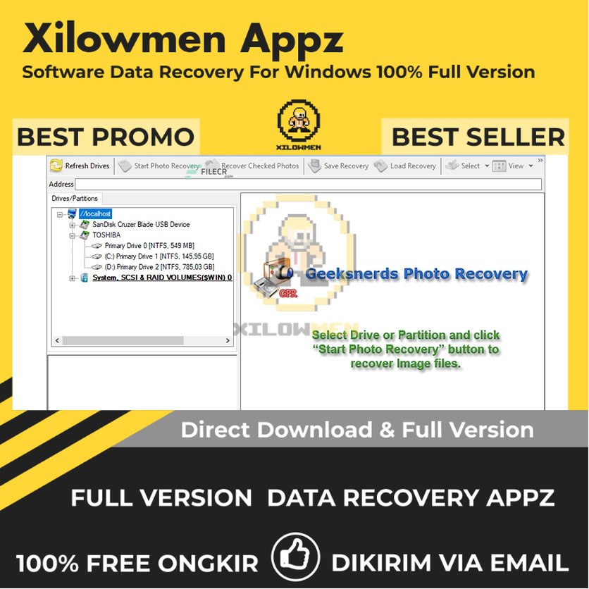 [Full Version] GeekSnerds Photo Recovery Pro Lifetime Data Recovery WIN OS