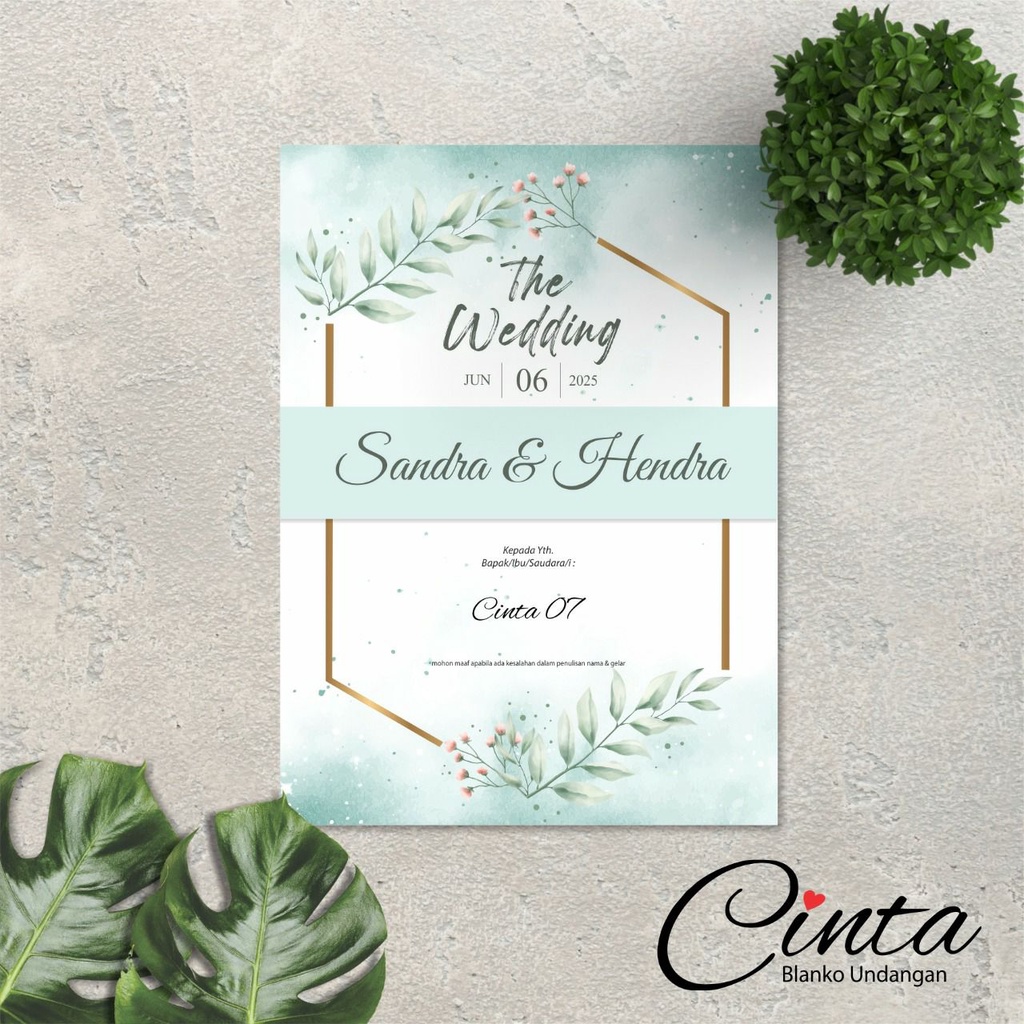 Undangan Cetak Cinta 07