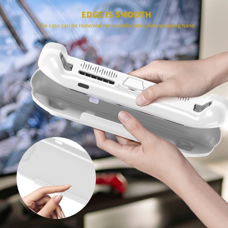 Btsg Gamepad Cover TPU- Case Pelindung Anti Gores Konsol Game Aksesoris Bumper Housing Untuk Steam-Deck Shockproof S