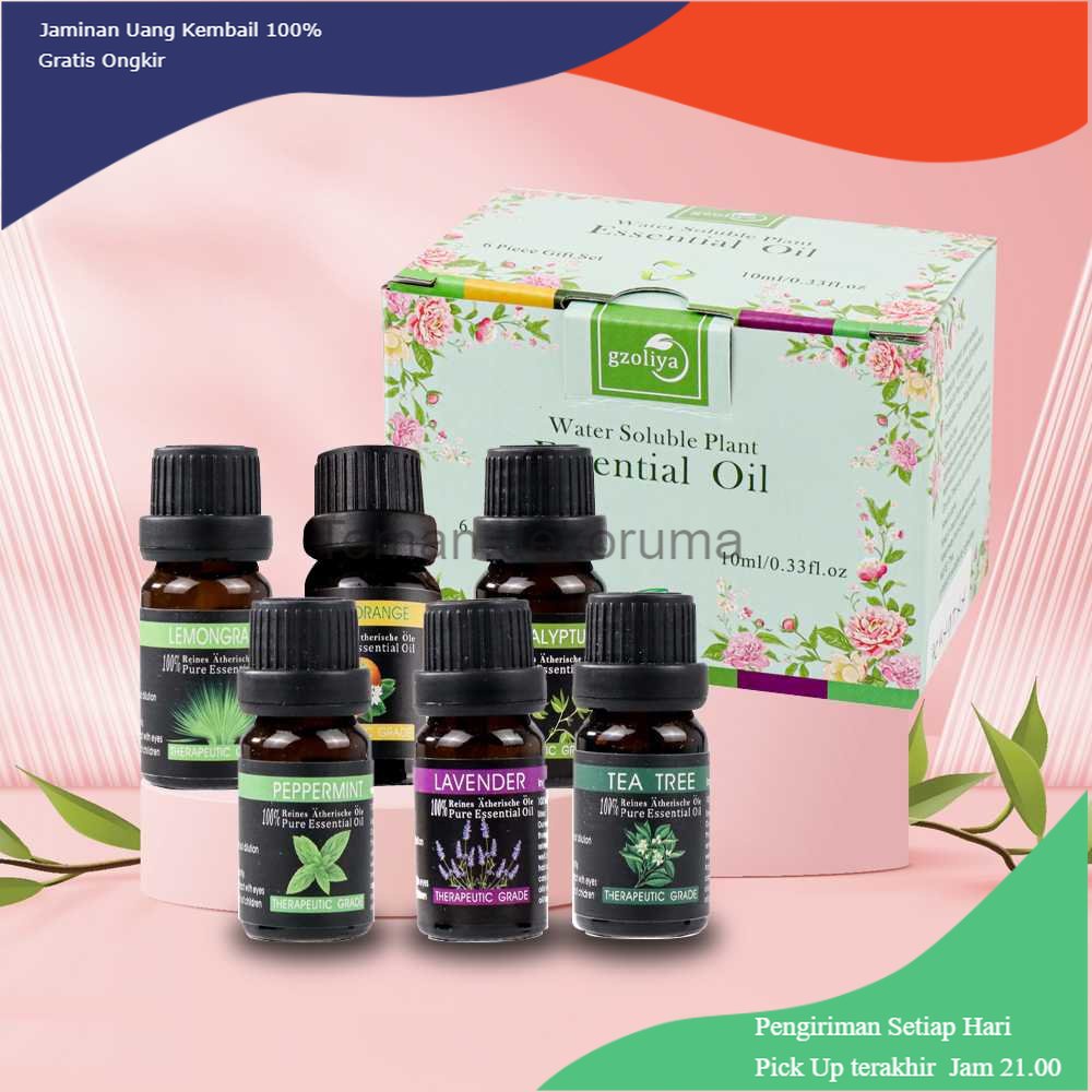 TD - DEK Gzoliya Essential Oils Minyak Aromatherapy Diffusers 10ml 6 PCS - YLS20