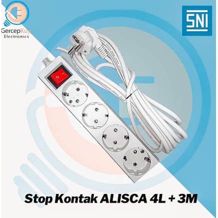 Stop Kontak ALISCA 4L + 3M