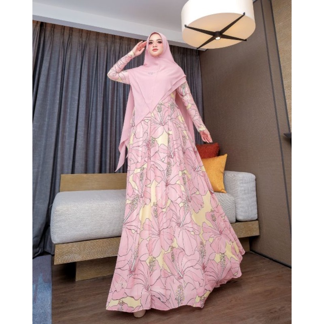 apricia blush by joza clothing ready stock