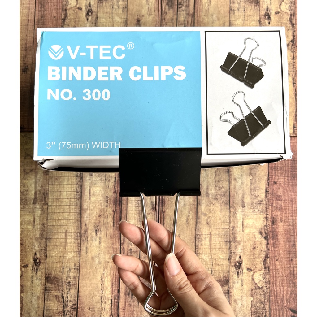 2pcs Binder Clips No. 280 - 300  Klip Binder - Jepitan Kertas
